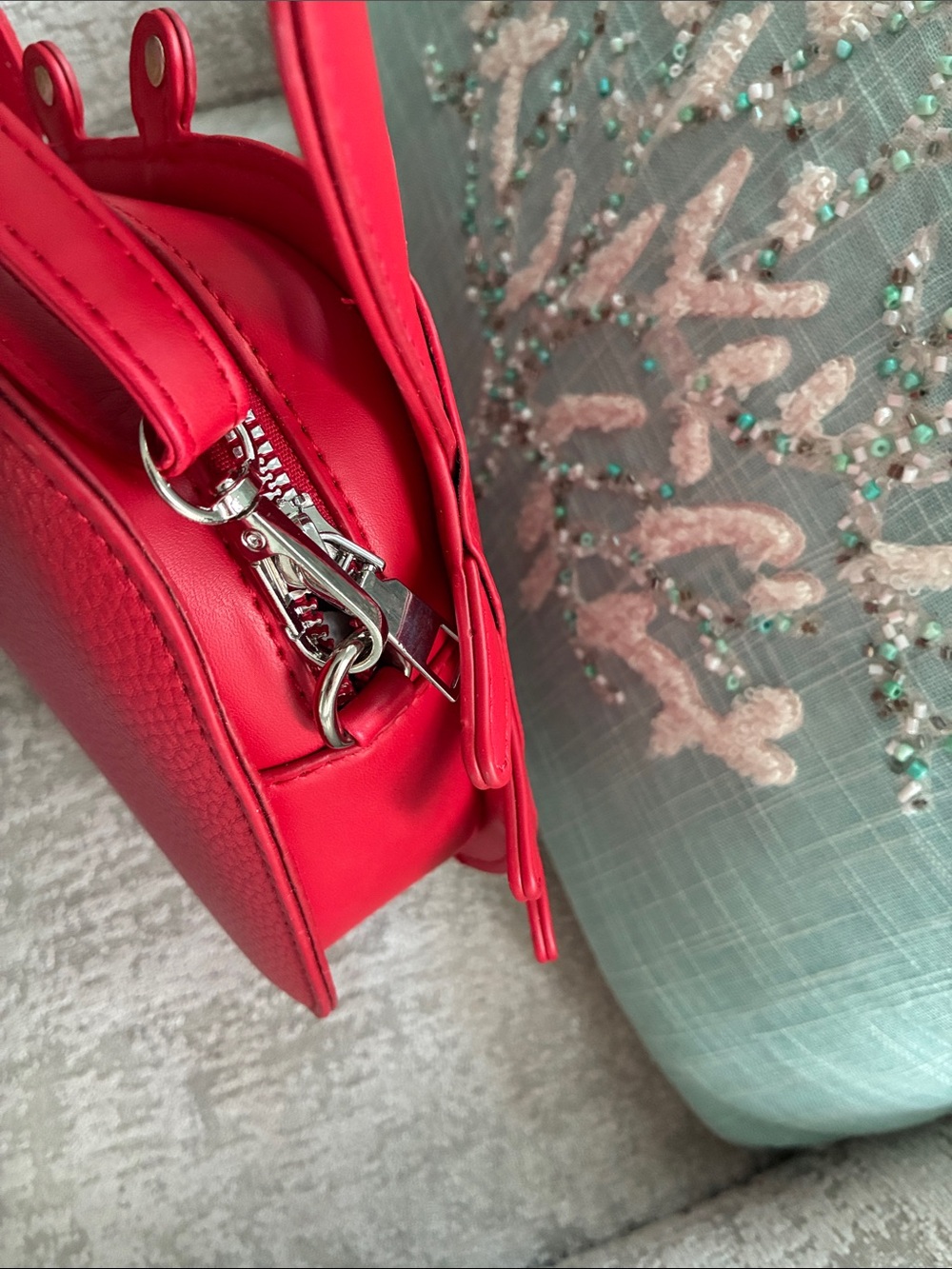 Fun Red Crab-Shaped Crossbody Bag - Women. NWT. - Picture 5 of 8